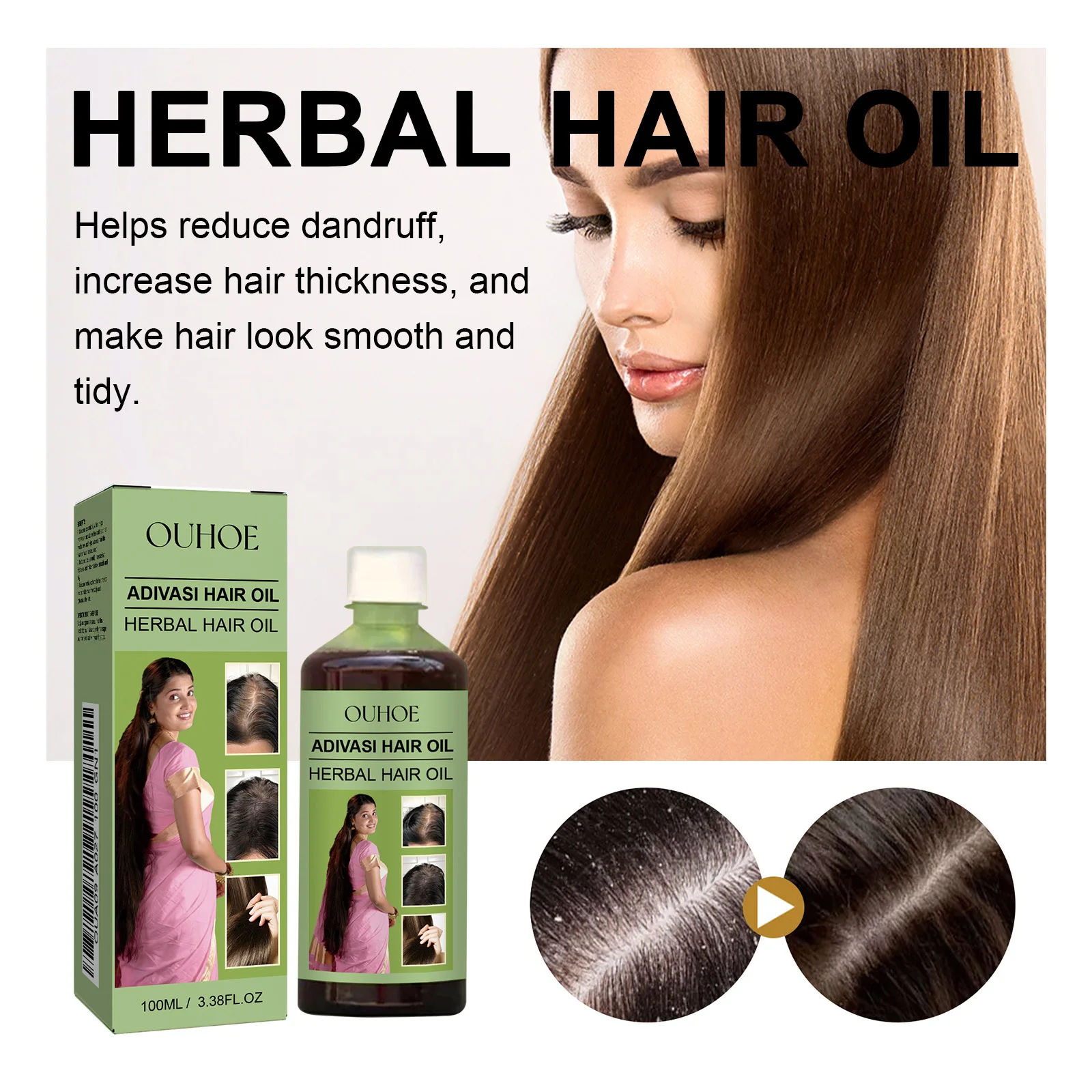 Hair Care India - 100 مللي زيت نمو الشعر الهند