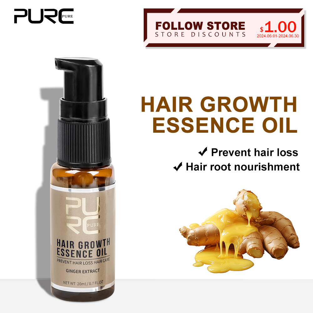 Hair Care Ginseng - زيت نمو الشعر من PURC بخلاصة