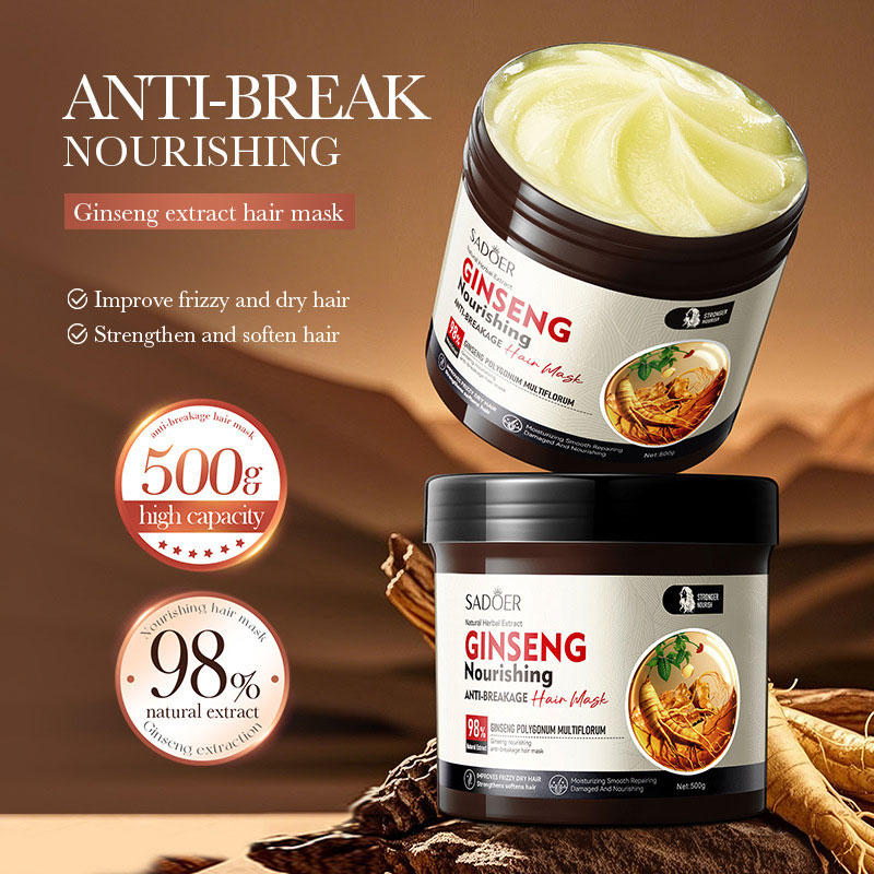 Hair Care Ginseng - 500 مللي SADOER الجينسنغ بوليغونوم مولتيفلوروم