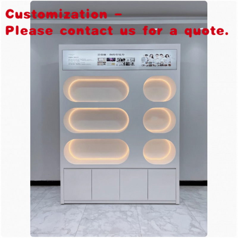 Hair Care High End - Custom.High-end Custom Lacquered Display Cabinet منتجات
