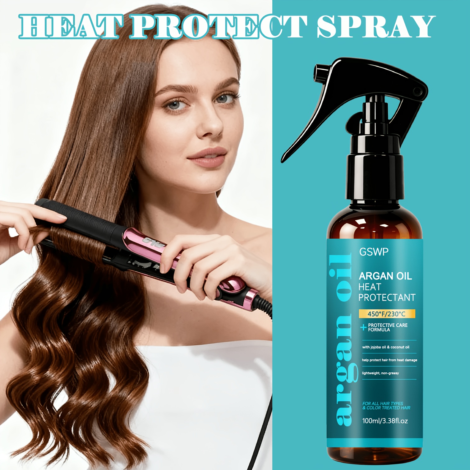 Argan Oil Treatment - GSWP بخاخ حماية بزيت الأرغان، 450