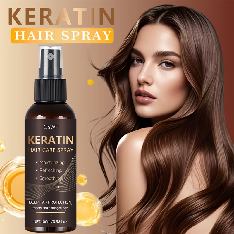 بخاخ العناية بالشعر بالكيراتين - مراجعة Heat Protectant Spray وسعره