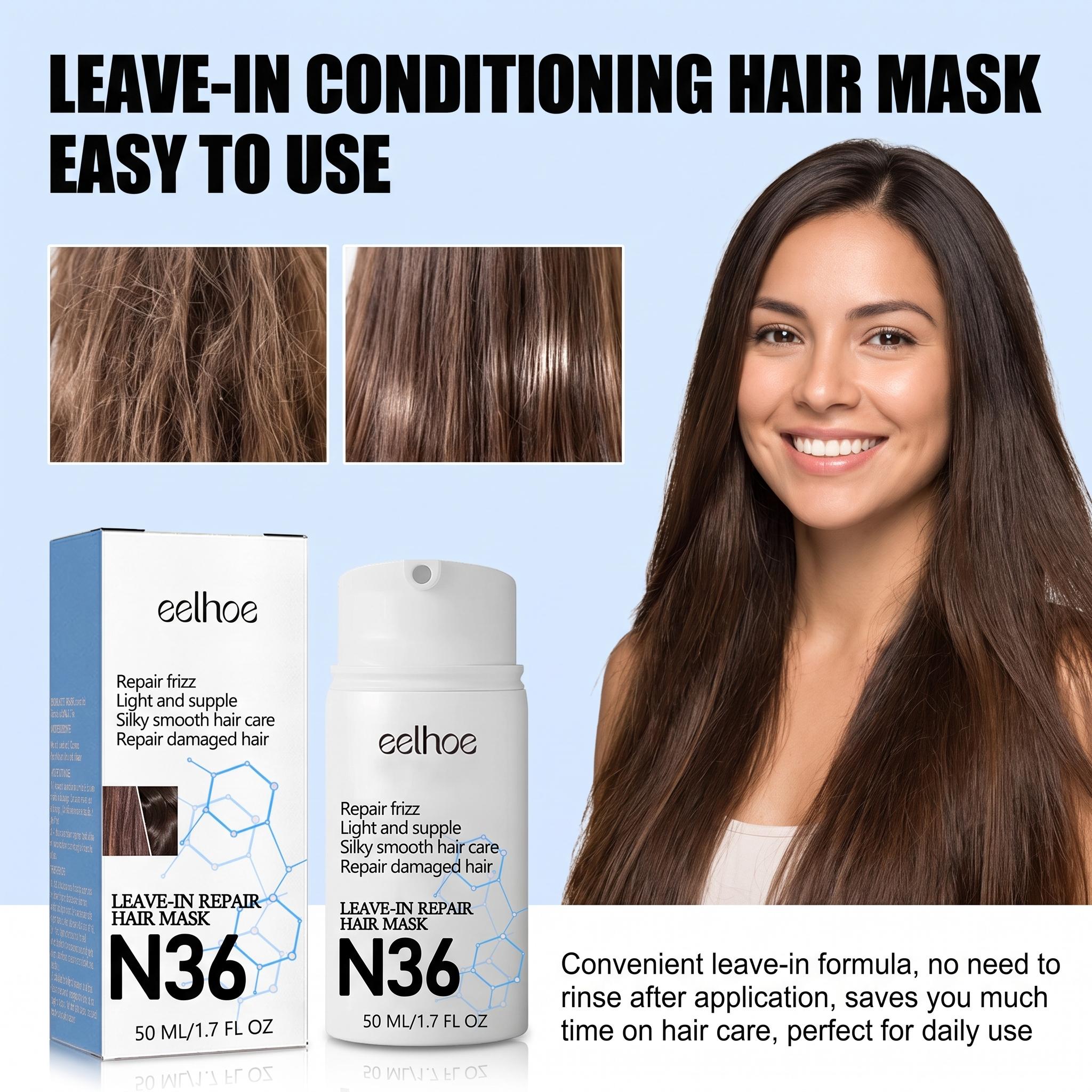 قناع إصلاح الشعر الذي يُترك عل - مراجعة Hair Care Keratin وسعره
