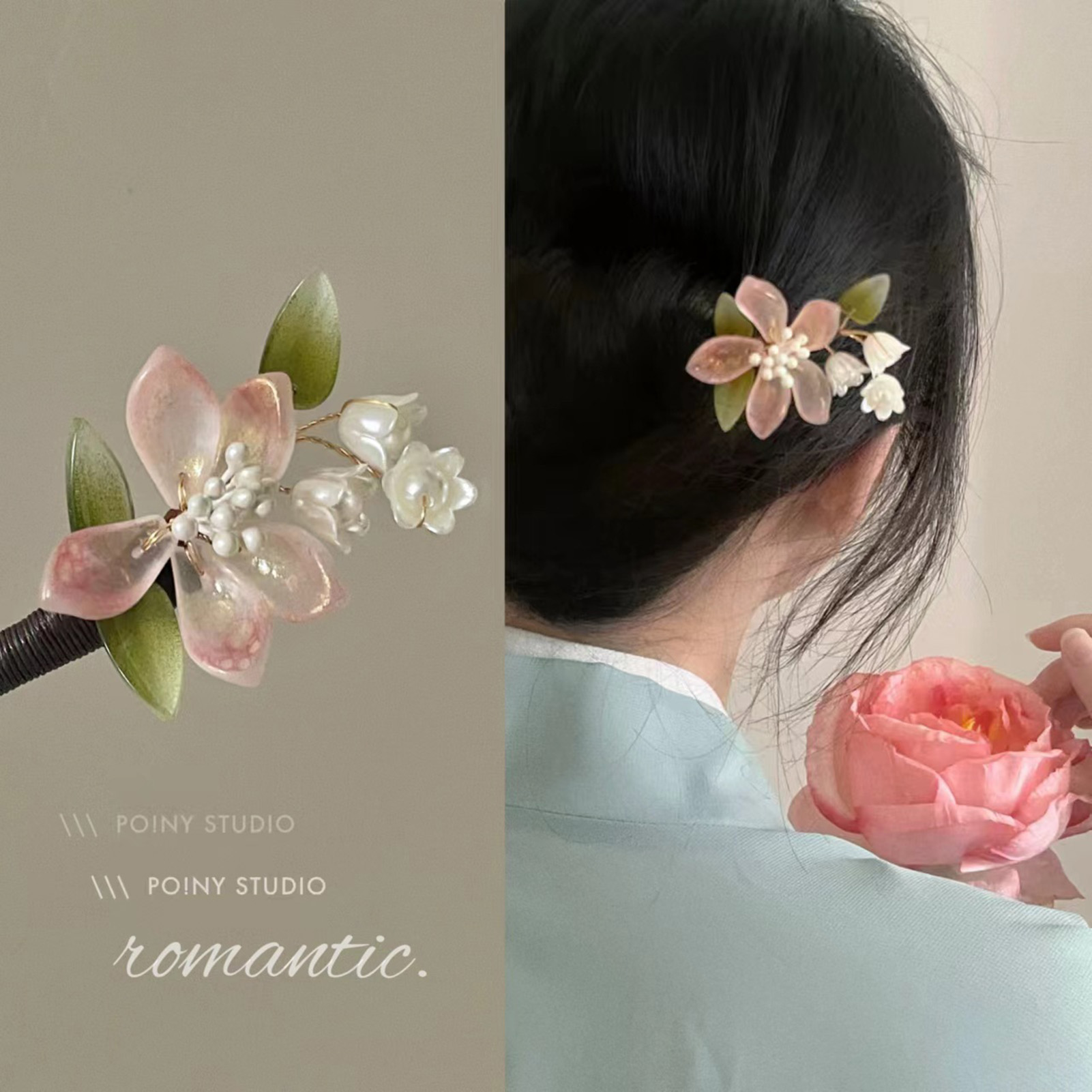 دبوس شعر بتصميم صيني مزخرف بال - مراجعة Hair Care Ingredients وسعره