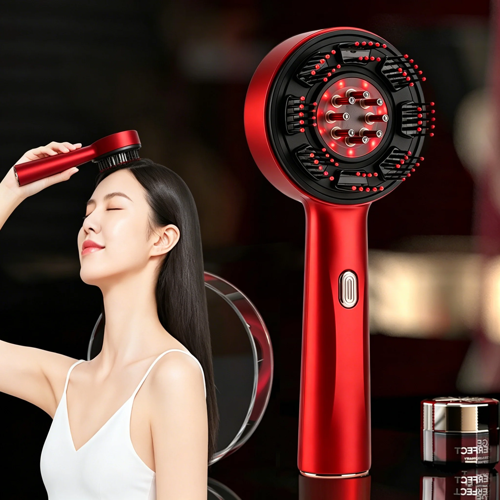 مشط تدليك كهربائي محمول لفروة  - مراجعة Hair Care Essential وسعره