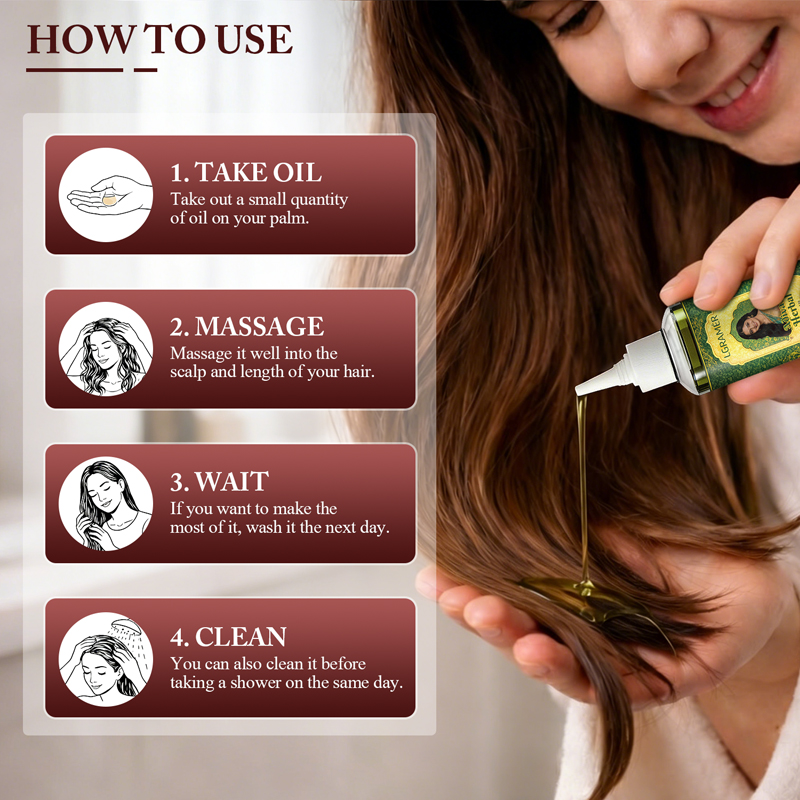 زيت نمو الشعر الهندي العشبي ال - مراجعة Hair Care India وسعره