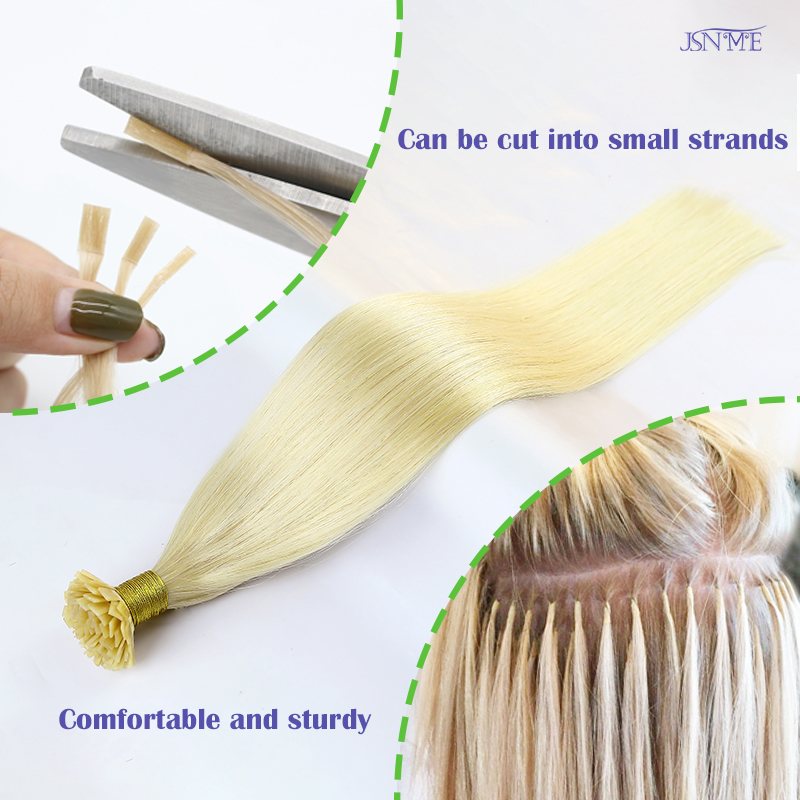 وصلات شعر بشري بطرف مسطح من JS - مراجعة Hair Care Tips وسعره