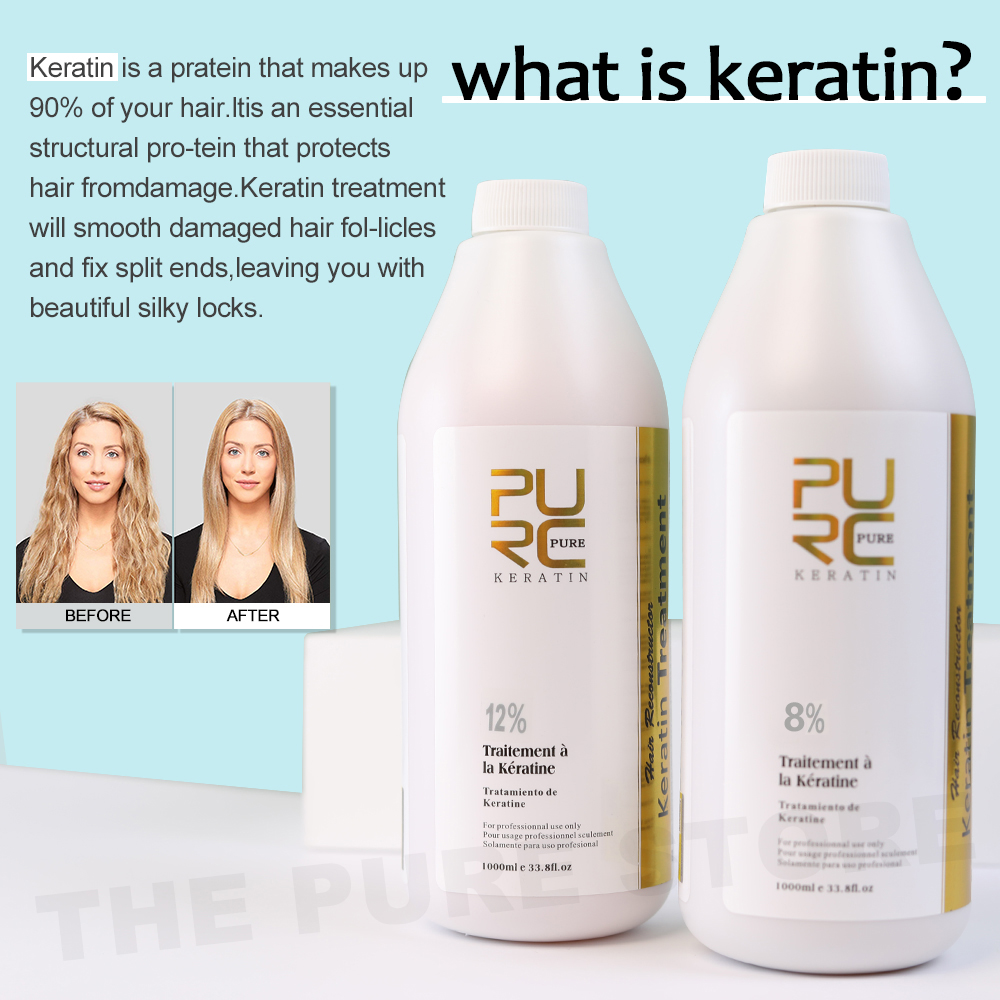 PURC 8% علاج تنعيم الكيراتين إ - مراجعة Hair Care Keratin وسعره