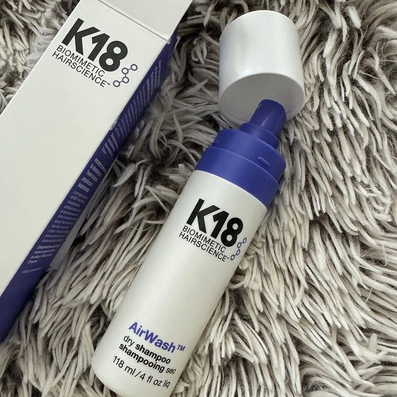 شامبو جاف أصلي K18 AirWash سعة - مراجعة Hair Care K18 وسعره