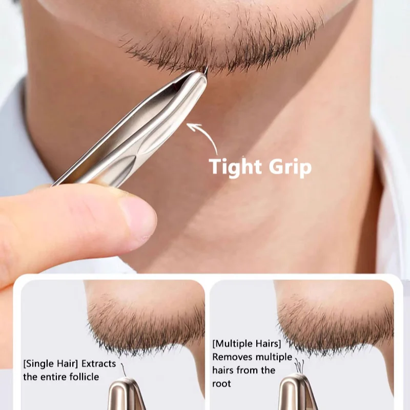 ملقط دقيق ذو طرف دائري لإزالة  - مراجعة Hair Care Tips وسعره