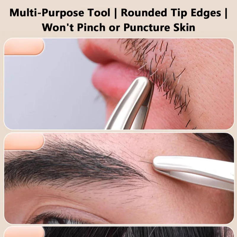 ملقط دقيق ذو طرف دائري لإزالة  - مراجعة Hair Care Tips وسعره