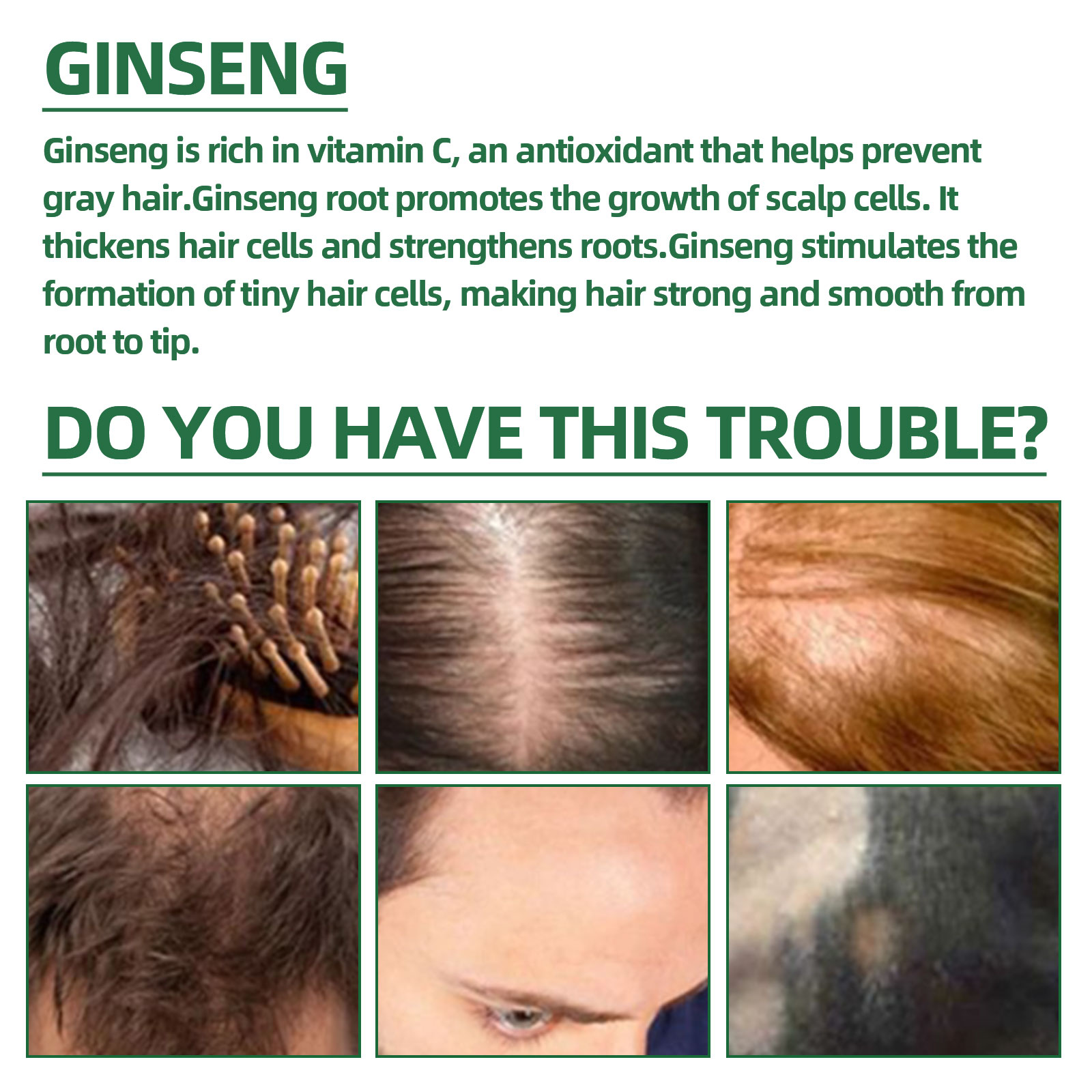 رذاذ الجينسنغ العشبي الطبيعي ل - مراجعة Hair Care Ginseng وسعره